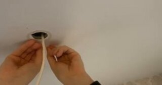 Установка люстры в Мценске в октябре